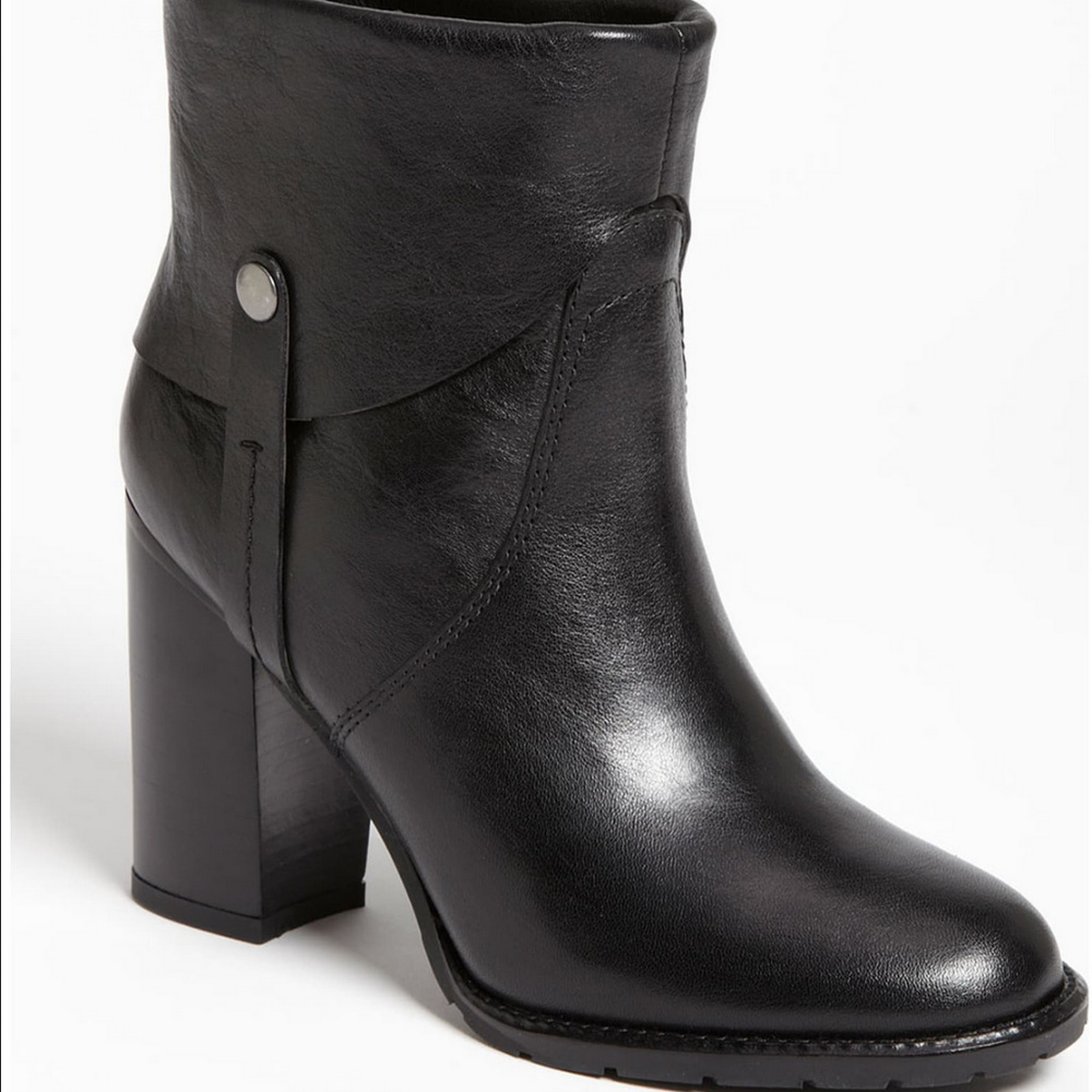FRANCO SARTO boots Real Leather Black Occela